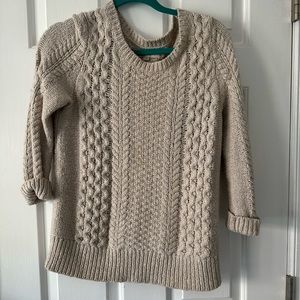Loft cable sweater